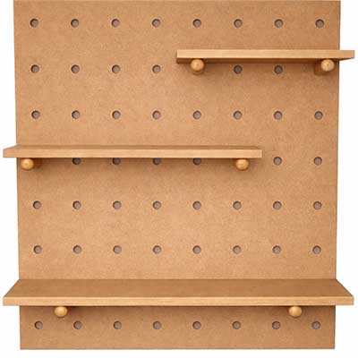 MDF Lochwandelement 3 Borde